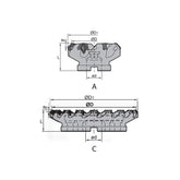 Face milling FMA11 Kr: 45° FMA11-063/080/100/125/160-A22/A27-SN12/15/19-05C/06C/08 - Makotools Industrial Supply Tools for Metal Cutting
